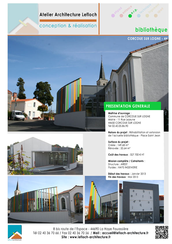 bibliothèque corcoué sur logne